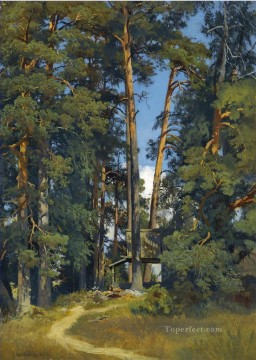 WOODLAND GROVE paisaje clásico Ivan Ivanovich árboles Pinturas al óleo